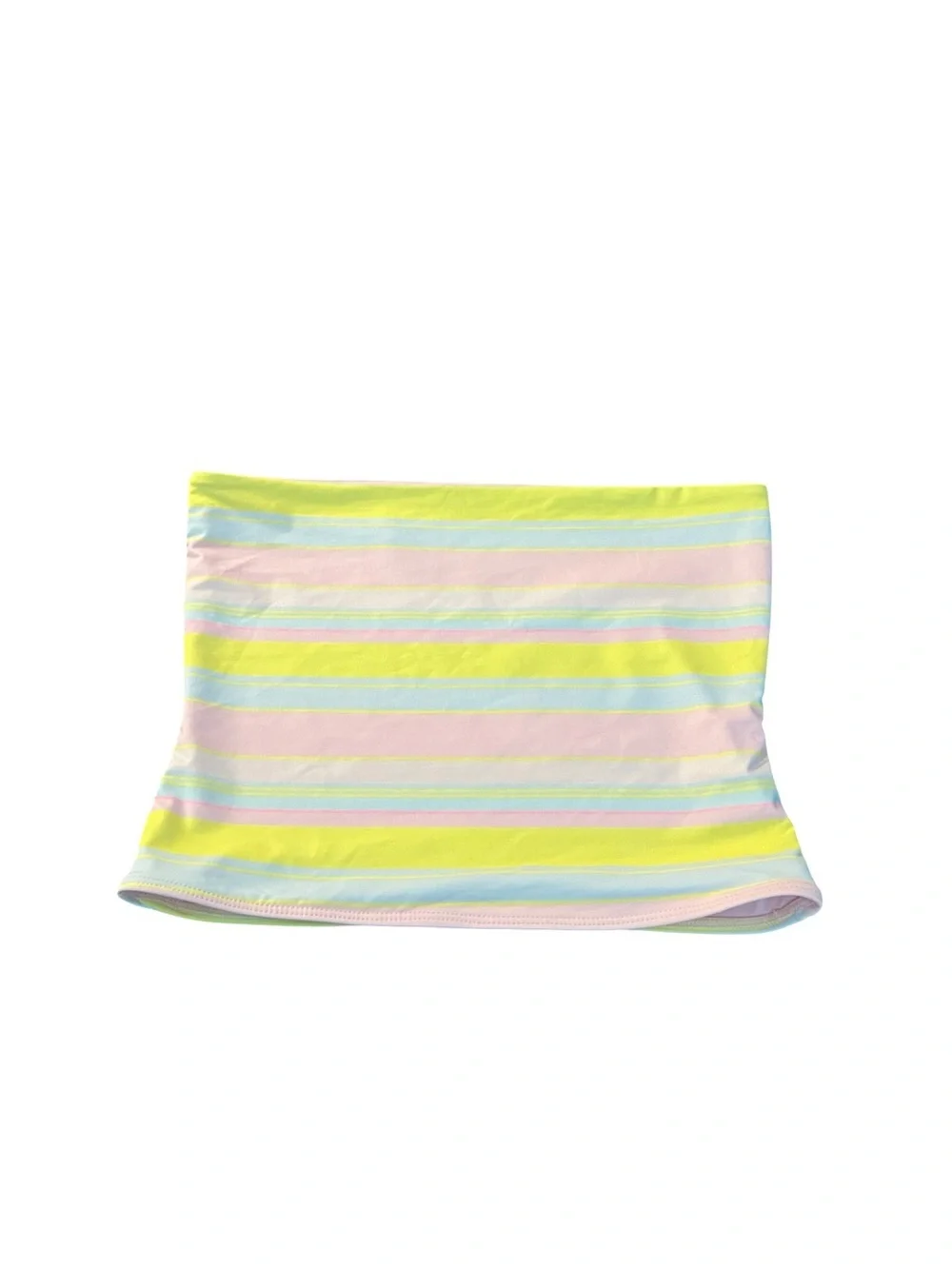 Frankie's Bikinis Pastel Pink Bandeau Swim Top Size XS